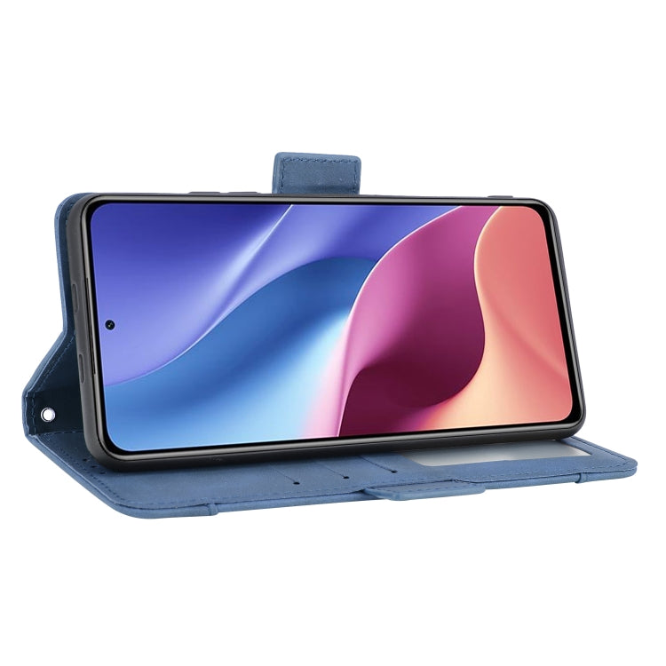 For Xiaomi Mi 11i Skin Feel Calf Pattern Horizontal Flip Leather Case with Holder & Card Slots & Photo Frame