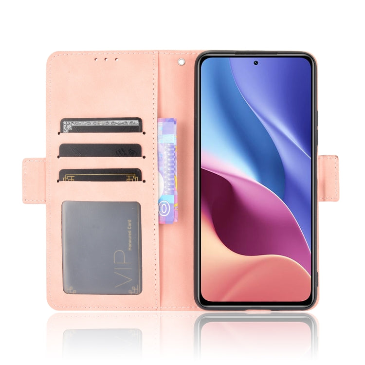 For Xiaomi Mi 11i Skin Feel Calf Pattern Horizontal Flip Leather Case with Holder & Card Slots & Photo Frame