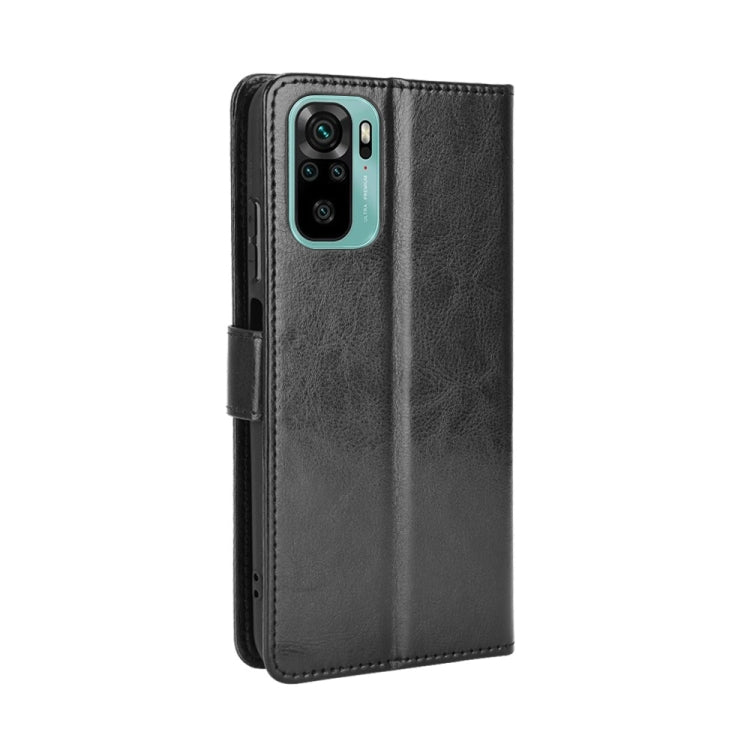 For Xiaomi Redmi Note 10 4G / Note 10S Retro Crazy Horse Texture Horizontal Flip Leather Case with Holder & Card Slots & Photo Frame