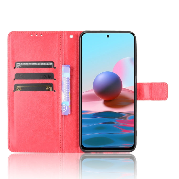 For Xiaomi Redmi Note 10 4G / Note 10S Retro Crazy Horse Texture Horizontal Flip Leather Case with Holder & Card Slots & Photo Frame