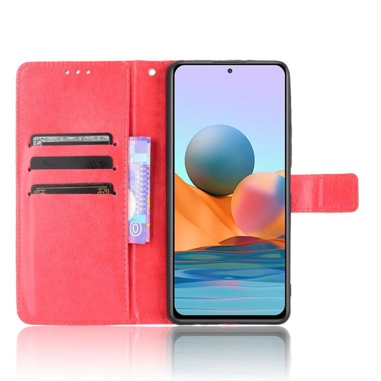 For Xiaomi Redmi Note 10 Pro / Note 10 Pro Max Retro Crazy Horse Texture Horizontal Flip Leather Case with Holder & Card Slots & Photo Frame
