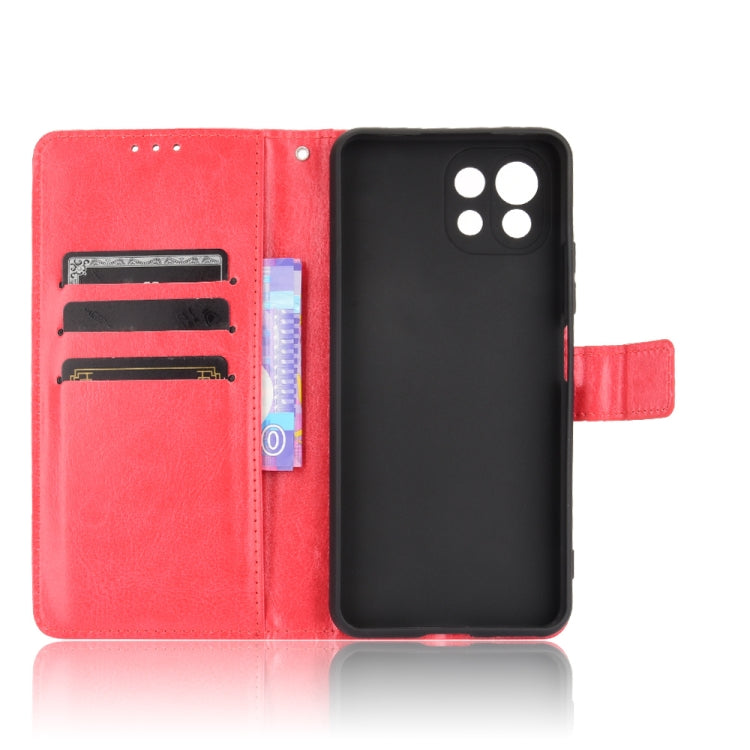 For Xiaomi Mi 11 Lite 4G Retro Crazy Horse Texture Horizontal Flip Leather Case with Holder & Card Slots & Photo Frame
