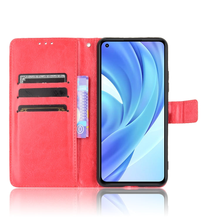 For Xiaomi Mi 11 Lite 4G Retro Crazy Horse Texture Horizontal Flip Leather Case with Holder & Card Slots & Photo Frame