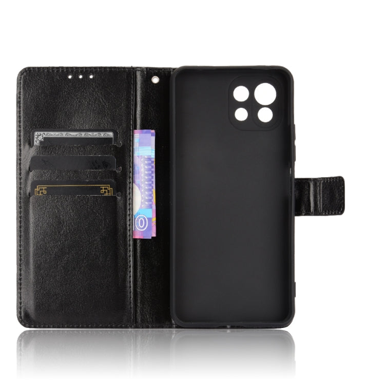 For Xiaomi MI 11 Lite 5G Retro Crazy Horse Texture Horizontal Flip Leather Case with Holder & Card Slots & Photo Frame