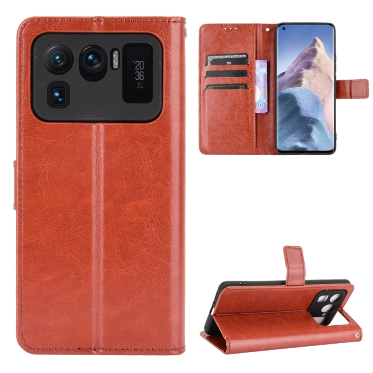 For Xiaomi Mi 11 Ultra Retro Crazy Horse Texture Horizontal Flip Leather Case with Holder & Card Slots & Photo Frame