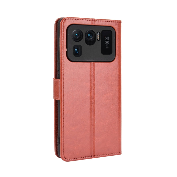 For Xiaomi Mi 11 Ultra Retro Crazy Horse Texture Horizontal Flip Leather Case with Holder & Card Slots & Photo Frame