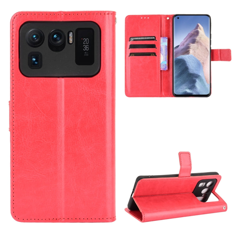 For Xiaomi Mi 11 Ultra Retro Crazy Horse Texture Horizontal Flip Leather Case with Holder & Card Slots & Photo Frame