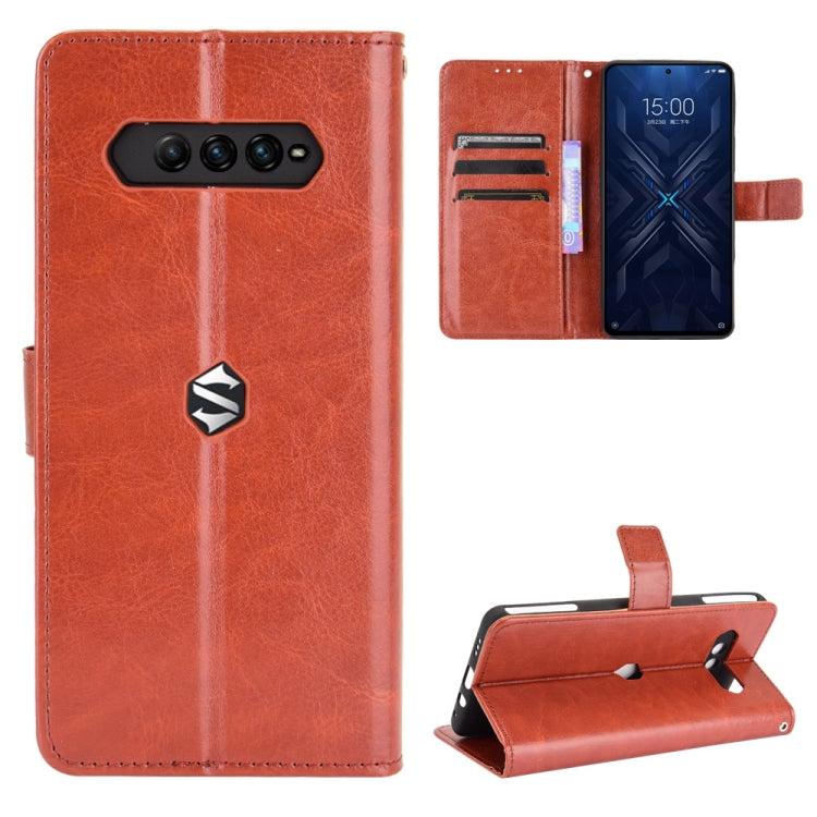 For Xiaomi Black Shark 4 / 4 Pro Retro Crazy Horse Texture Horizontal Flip Leather Case with Holder & Card Slots & Photo Frame