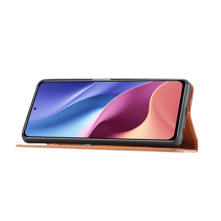 For Xiaomi Redmi K40 / K40 Pro Knead Skin Texture Horizontal Flip Leather Case with Photo Frame & Holder & Card Slots & Wallet