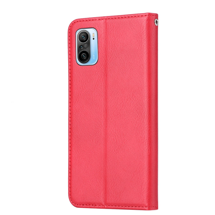 For Xiaomi Redmi K40 / K40 Pro Knead Skin Texture Horizontal Flip Leather Case with Photo Frame & Holder & Card Slots & Wallet