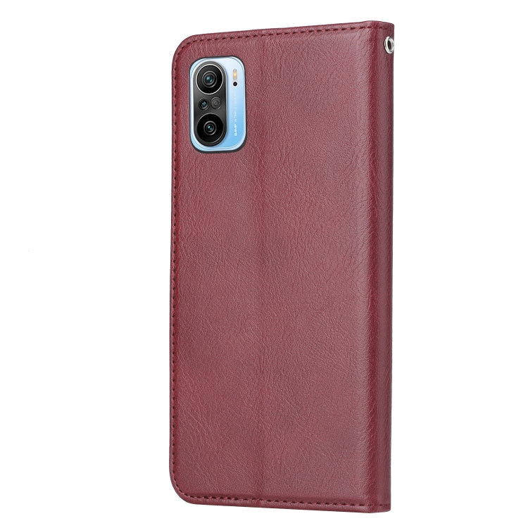 For Xiaomi Redmi K40 / K40 Pro Knead Skin Texture Horizontal Flip Leather Case with Photo Frame & Holder & Card Slots & Wallet