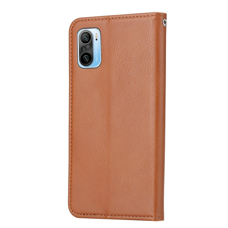 For Xiaomi Redmi K40 / K40 Pro Knead Skin Texture Horizontal Flip Leather Case with Photo Frame & Holder & Card Slots & Wallet