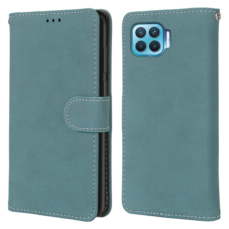 For OPPO F17 Pro / A93 4G / Reno4 Lite / Reno4 F Retro Frosted Horizontal Flip PU Leather Case with Holder & Card Slots & Wallet & Photo Frame