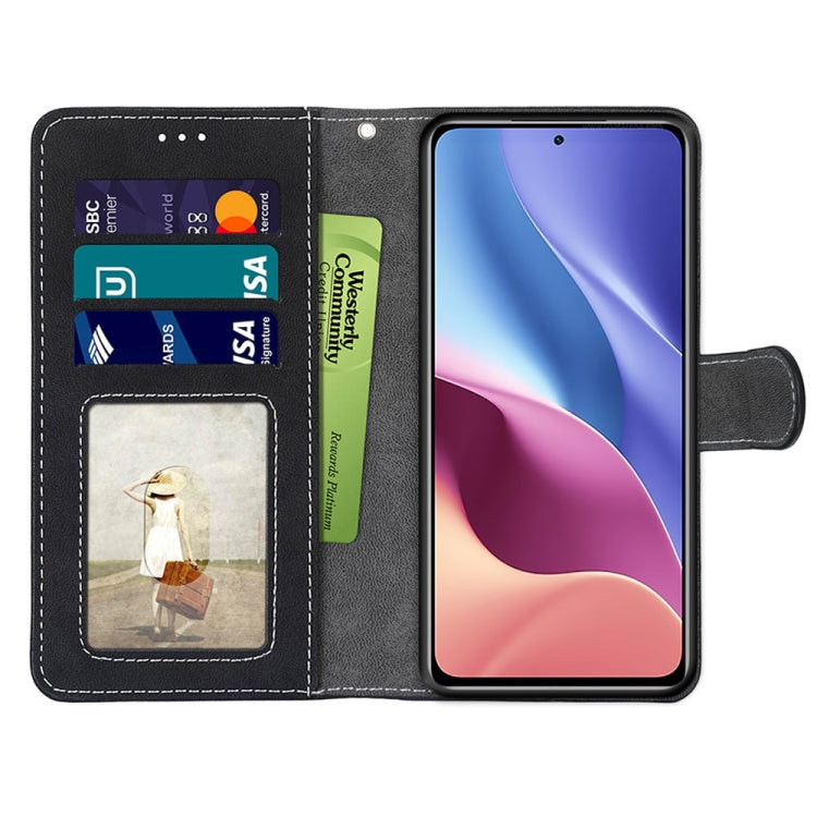 For Xiaomi Redmi K40 / K40 Pro / K40 Pro+ / Mi 11i / Poco F3 Retro Frosted Horizontal Flip PU Leather Case with Holder & Card Slots & Wallet & Photo Frame