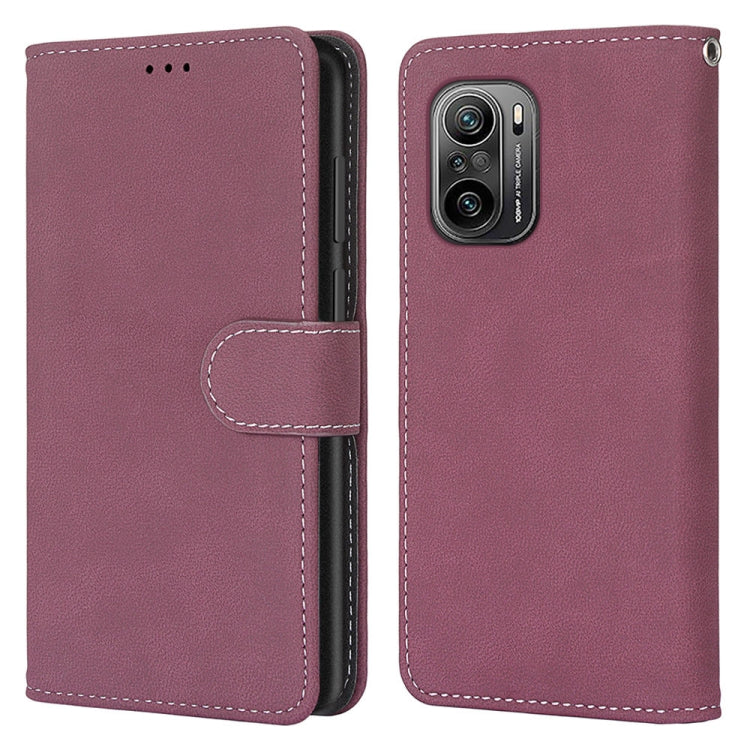 For Xiaomi Redmi K40 / K40 Pro / K40 Pro+ / Mi 11i / Poco F3 Retro Frosted Horizontal Flip PU Leather Case with Holder & Card Slots & Wallet & Photo Frame