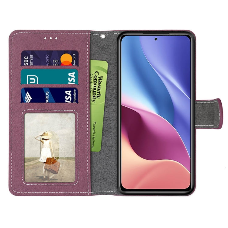 For Xiaomi Redmi K40 / K40 Pro / K40 Pro+ / Mi 11i / Poco F3 Retro Frosted Horizontal Flip PU Leather Case with Holder & Card Slots & Wallet & Photo Frame