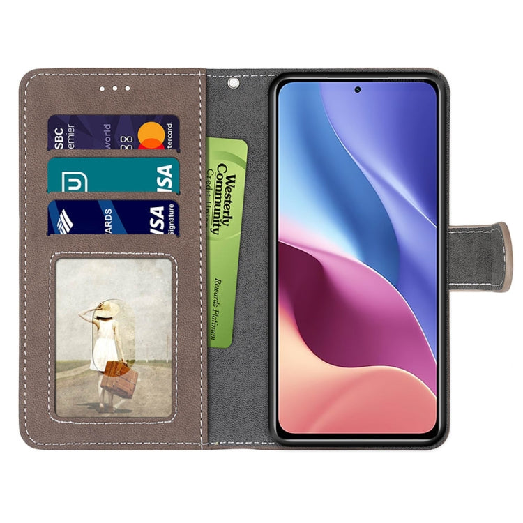 For Xiaomi Redmi K40 / K40 Pro / K40 Pro+ / Mi 11i / Poco F3 Retro Frosted Horizontal Flip PU Leather Case with Holder & Card Slots & Wallet & Photo Frame