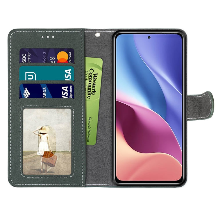 For Xiaomi Redmi K40 / K40 Pro / K40 Pro+ / Mi 11i / Poco F3 Retro Frosted Horizontal Flip PU Leather Case with Holder & Card Slots & Wallet & Photo Frame