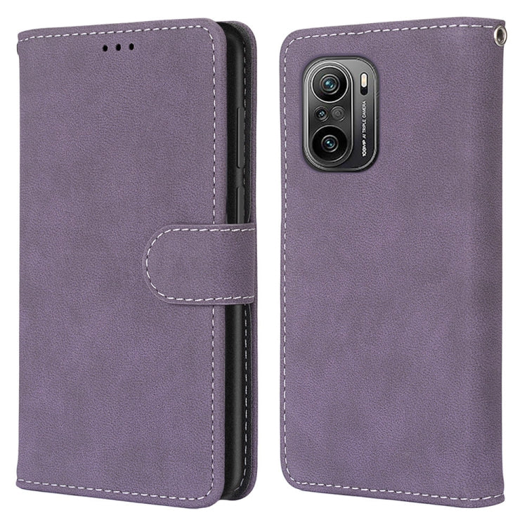 For Xiaomi Redmi K40 / K40 Pro / K40 Pro+ / Mi 11i / Poco F3 Retro Frosted Horizontal Flip PU Leather Case with Holder & Card Slots & Wallet & Photo Frame