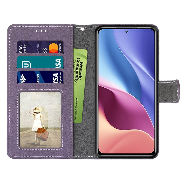 For Xiaomi Redmi K40 / K40 Pro / K40 Pro+ / Mi 11i / Poco F3 Retro Frosted Horizontal Flip PU Leather Case with Holder & Card Slots & Wallet & Photo Frame