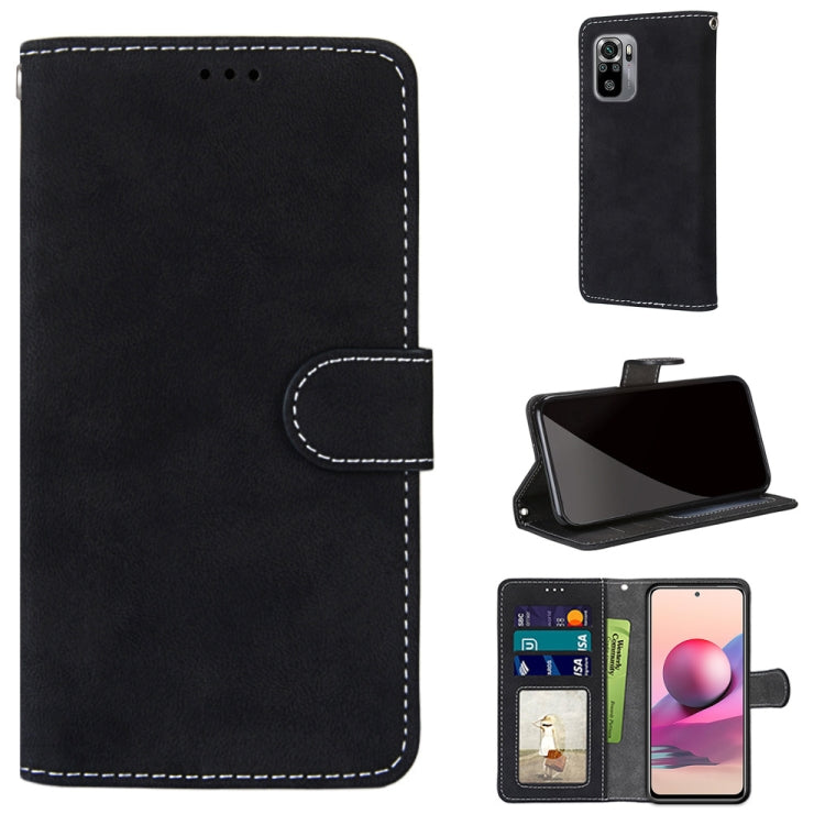 For Xiaomi Note 10 4G / Note 10s Retro Frosted Horizontal Flip PU Leather Case with Holder & Card Slots & Wallet & Photo Frame