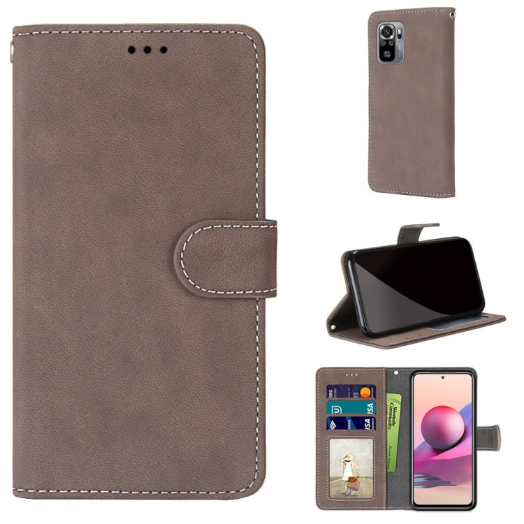 For Xiaomi Note 10 4G / Note 10s Retro Frosted Horizontal Flip PU Leather Case with Holder & Card Slots & Wallet & Photo Frame