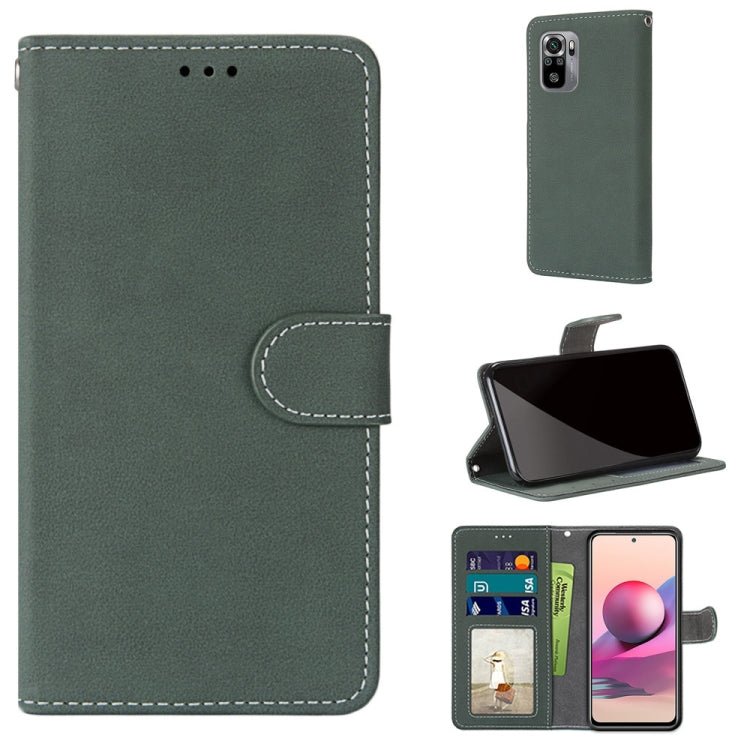 For Xiaomi Note 10 4G / Note 10s Retro Frosted Horizontal Flip PU Leather Case with Holder & Card Slots & Wallet & Photo Frame