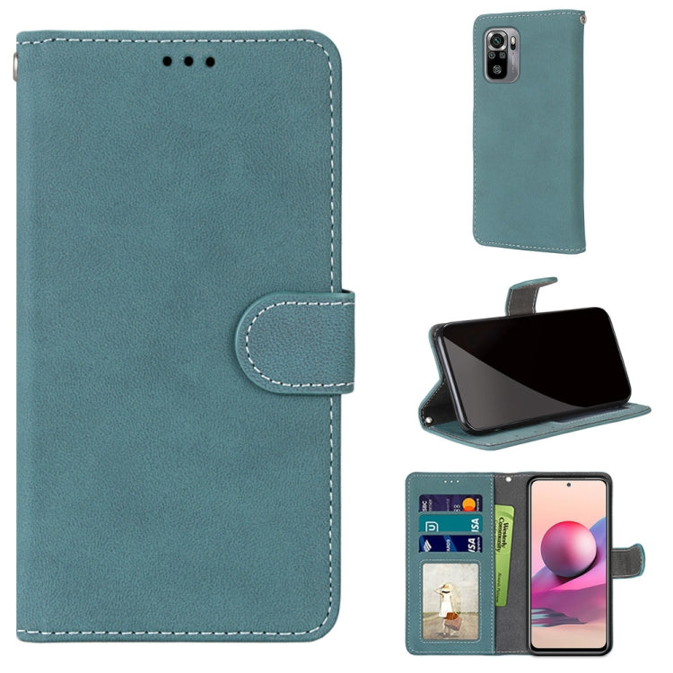 For Xiaomi Note 10 4G / Note 10s Retro Frosted Horizontal Flip PU Leather Case with Holder & Card Slots & Wallet & Photo Frame