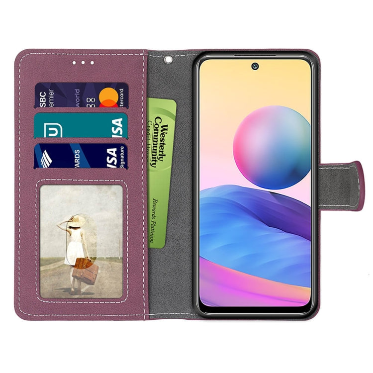 For Xiaomi Redmi Note 10 5G Retro Frosted Horizontal Flip PU Leather Case with Holder & Card Slots & Wallet & Photo Frame