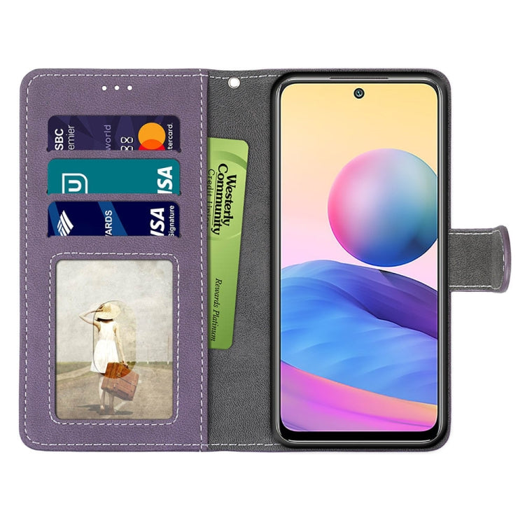 For Xiaomi Redmi Note 10 5G Retro Frosted Horizontal Flip PU Leather Case with Holder & Card Slots & Wallet & Photo Frame