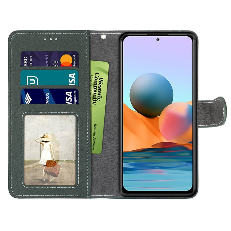 For Xiaomi Redmi Note 10 Pro Max / Note 10 Pro Retro Frosted Horizontal Flip PU Leather Case with Holder & Card Slots & Wallet & Photo Frame