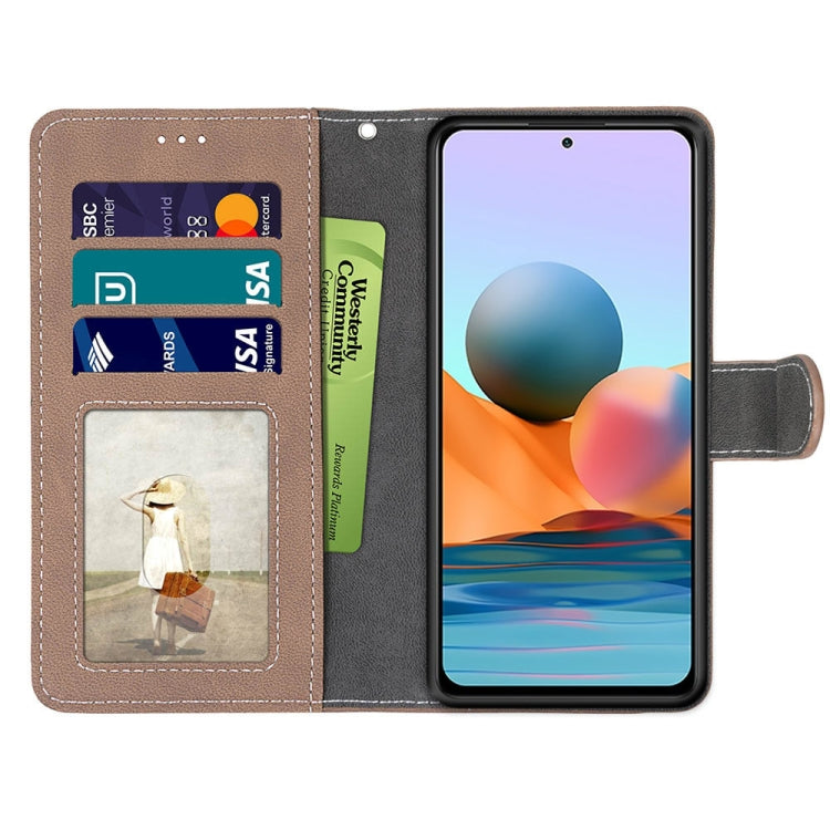For Xiaomi Redmi Note 10 Pro Max / Note 10 Pro Retro Frosted Horizontal Flip PU Leather Case with Holder & Card Slots & Wallet & Photo Frame