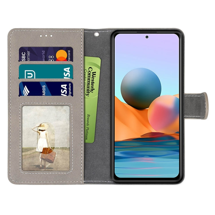 For Xiaomi Redmi Note 10 Pro Max / Note 10 Pro Retro Frosted Horizontal Flip PU Leather Case with Holder & Card Slots & Wallet & Photo Frame
