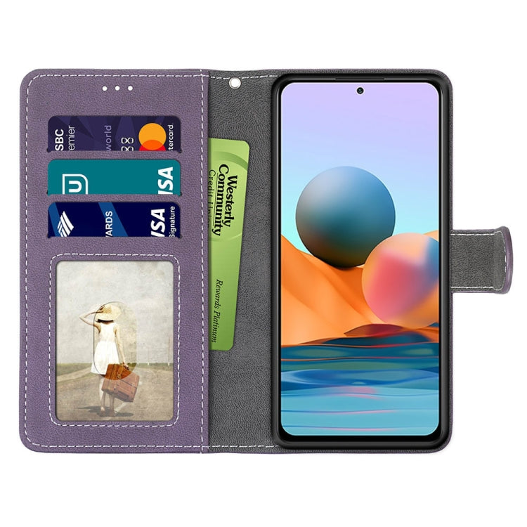 For Xiaomi Redmi Note 10 Pro Max / Note 10 Pro Retro Frosted Horizontal Flip PU Leather Case with Holder & Card Slots & Wallet & Photo Frame