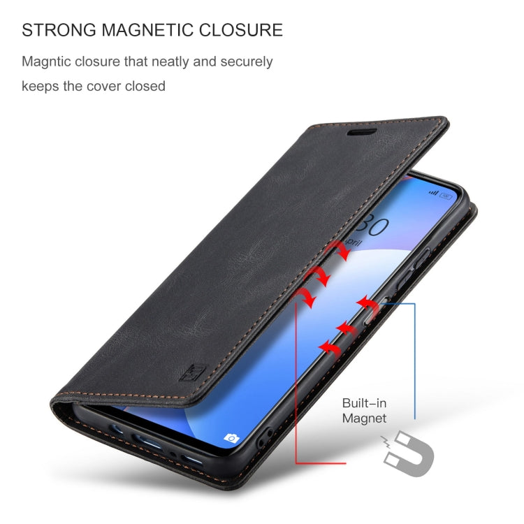 For Xiaomi Mi 10T Lite 5G AutSpace A01 Retro Skin-feel Crazy Horse Texture Horizontal Flip Leather Case with Holder & Card Slots & Wallet & RFID