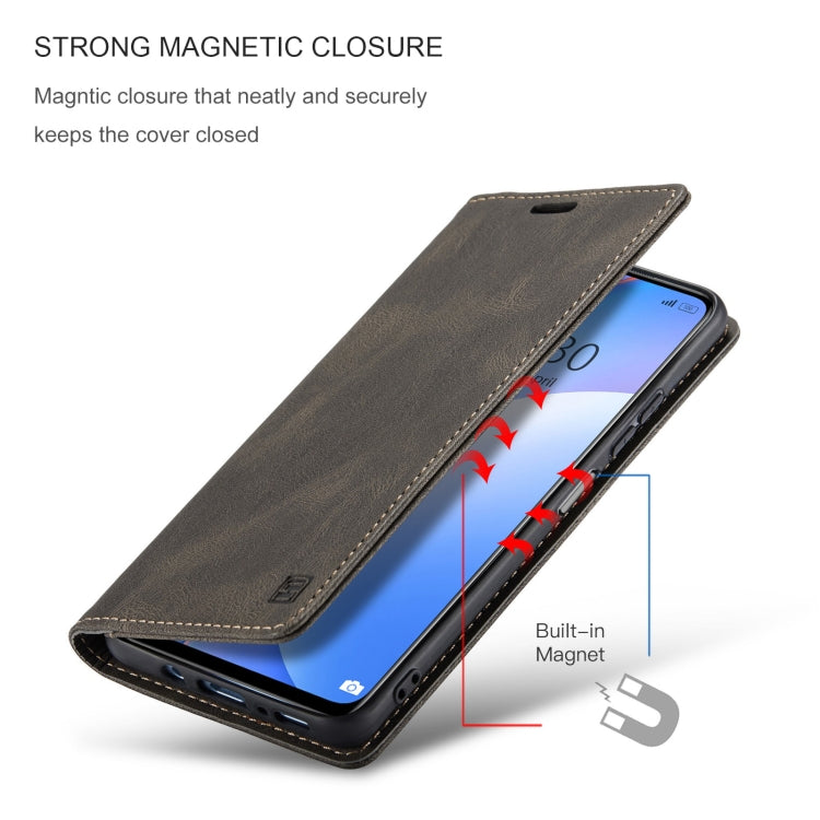 For Xiaomi Mi 10T Lite 5G AutSpace A01 Retro Skin-feel Crazy Horse Texture Horizontal Flip Leather Case with Holder & Card Slots & Wallet & RFID