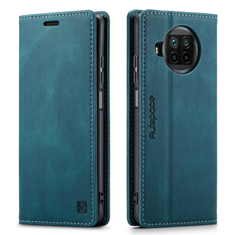 For Xiaomi Mi 10T Lite 5G AutSpace A01 Retro Skin-feel Crazy Horse Texture Horizontal Flip Leather Case with Holder & Card Slots & Wallet & RFID