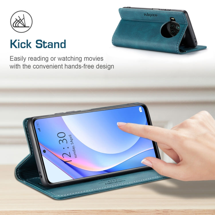 For Xiaomi Mi 10T Lite 5G AutSpace A01 Retro Skin-feel Crazy Horse Texture Horizontal Flip Leather Case with Holder & Card Slots & Wallet & RFID