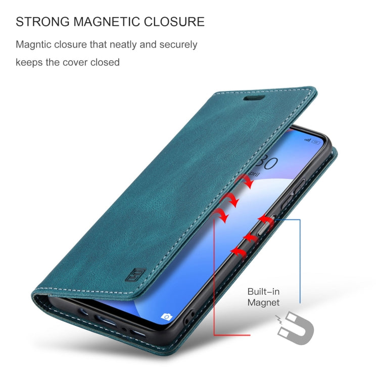 For Xiaomi Mi 10T Lite 5G AutSpace A01 Retro Skin-feel Crazy Horse Texture Horizontal Flip Leather Case with Holder & Card Slots & Wallet & RFID