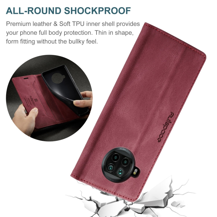 For Xiaomi Mi 10T Lite 5G AutSpace A01 Retro Skin-feel Crazy Horse Texture Horizontal Flip Leather Case with Holder & Card Slots & Wallet & RFID