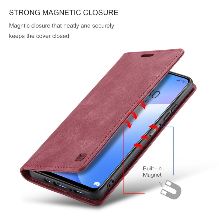For Xiaomi Mi 10T Lite 5G AutSpace A01 Retro Skin-feel Crazy Horse Texture Horizontal Flip Leather Case with Holder & Card Slots & Wallet & RFID