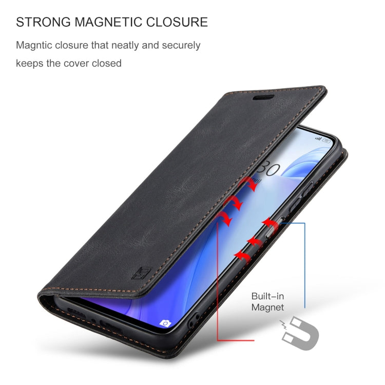 For Xiaomi Mi 10T / 10T Pro 5G AutSpace A01 Retro Skin-feel Crazy Horse Texture Horizontal Flip Leather Case with Holder & Card Slots & Wallet & RFID