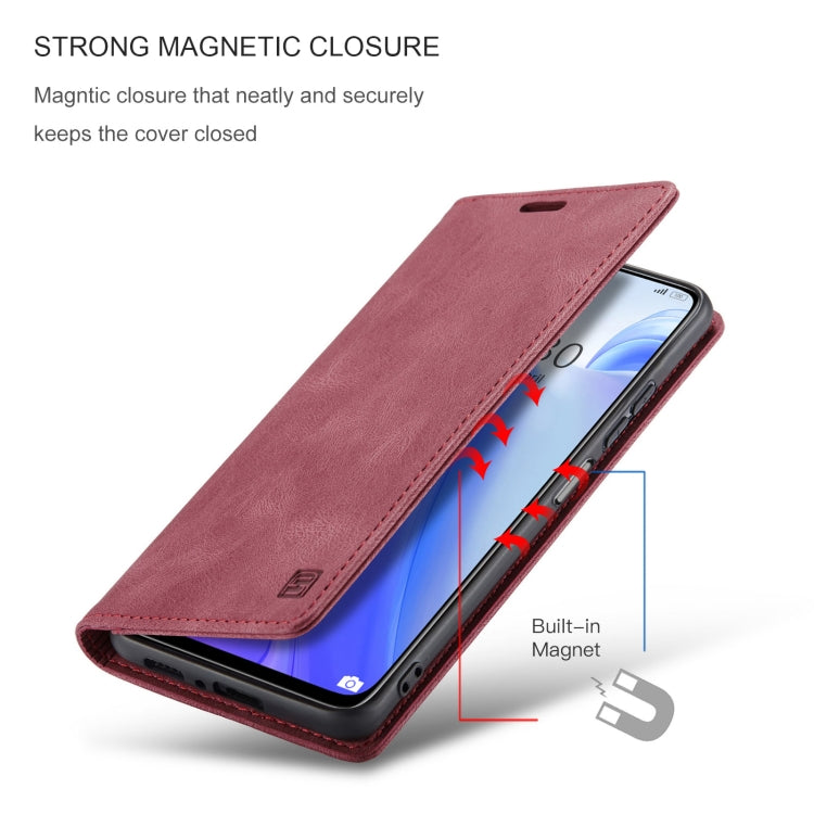 For Xiaomi Mi 10T / 10T Pro 5G AutSpace A01 Retro Skin-feel Crazy Horse Texture Horizontal Flip Leather Case with Holder & Card Slots & Wallet & RFID