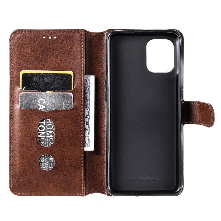 For OPPO Find X3 Pro Classic Calf Texture PU + TPU Horizontal Flip Leather Case with Holder & Card Slots & Wallet