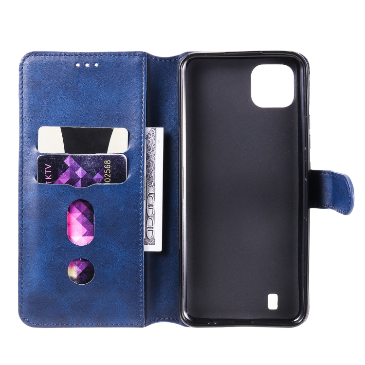 For OPPO Realme C20 Classic Calf Texture PU + TPU Horizontal Flip Leather Case with Holder & Card Slots & Wallet