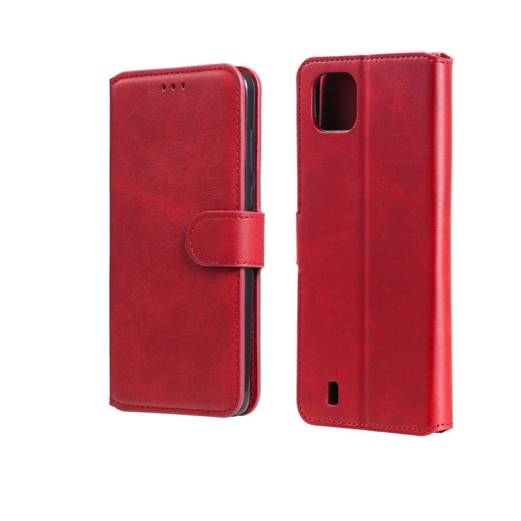 For OPPO Realme C20 Classic Calf Texture PU + TPU Horizontal Flip Leather Case with Holder & Card Slots & Wallet