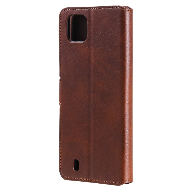 For OPPO Realme C20 Classic Calf Texture PU + TPU Horizontal Flip Leather Case with Holder & Card Slots & Wallet
