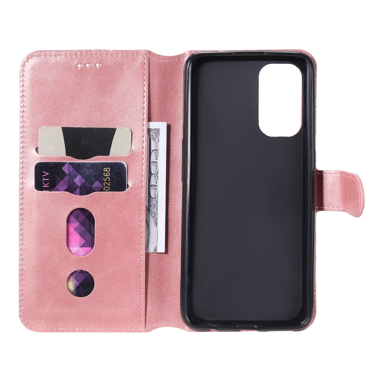 For OPPO Reno5 5G / Reno5 4G / Find X3 Lite Classic Calf Texture PU + TPU Horizontal Flip Leather Case with Holder & Card Slots & Wallet
