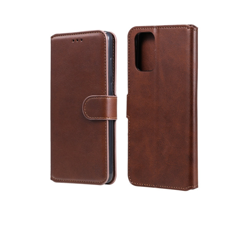 For Xiaomi Redmi Note 10 4G / Note 10S Classic Calf Texture PU + TPU Horizontal Flip Leather Case with Holder & Card Slots & Wallet