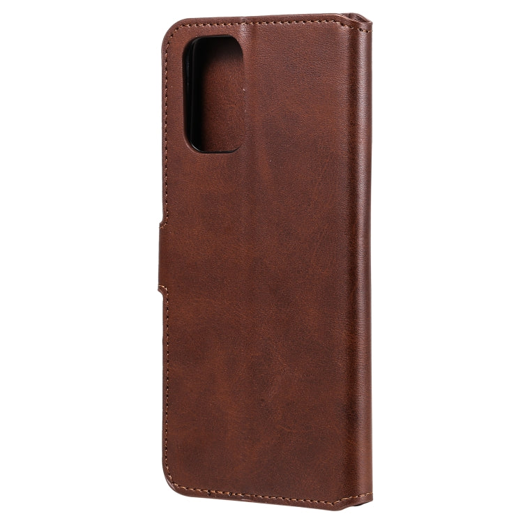 For Xiaomi Redmi Note 10 4G / Note 10S Classic Calf Texture PU + TPU Horizontal Flip Leather Case with Holder & Card Slots & Wallet